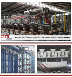 Sistema de fijación oculta de cerámica blanca muy vendida de calidad genuina 100%, bandeja de inodoro en cuclillas de distribuidor indio - Product Image 5