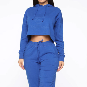 Sudaderas con Capucha Corta para Mujer, Precio Razonable, Otoño, Mejor Calidad, Diseño Personalizado, Transpirable, Secado Rápido - Product Image 1