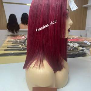 Bone Straight Vietnamese Super Double Drawn Bundles Brown Full Remy Extensiones Sin procesar Virgin Human Machine Doble tejido - Product Image 3