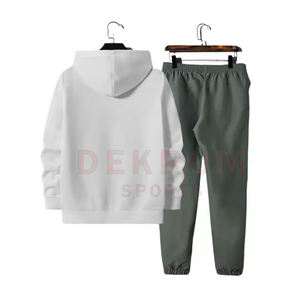 Chándales de hombre Liso Teñido Casual Moda Bajo MOQ Mejor diseño Chándal Slim Fit Hombres Chándales - Product Image 2