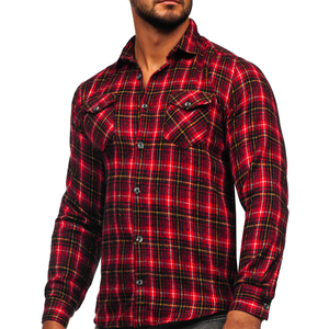 เสื้อเชิ้ตผ้าสักหลาดลำลองสำหรับผู้ชาย - Product Image 4