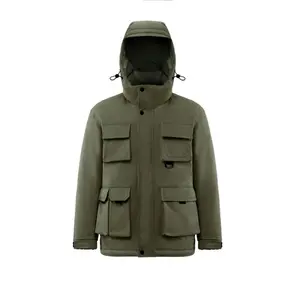 Man Fashion Pilot Jacket Custom Men Outdoor Hooded Fall Mountaineering Windbreaker Jackets