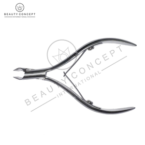 Professional Cuticle Nippers Precision Surgical Grade Stainless Steel Cuticle Trimmer Double spring 4mm 1/2 Jaw Hand Sharpened - Product Image 2