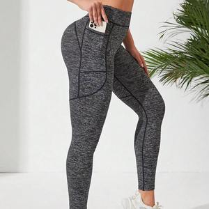 Leggings de Cintura Alta para Mujer, Pantalones de Yoga con Control de Abdomen para Entrenamiento, Correr, Leggings Deportivos para Mujer, Talla Grande - Product Image 1