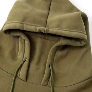 Balaclava et capuche ninja unisexe surdimensionnée à fermeture éclair, poids lourd, 100% coton, personnalisable, couvre-visage, sweat à capuche pour homme à manches longues - Product Image 5