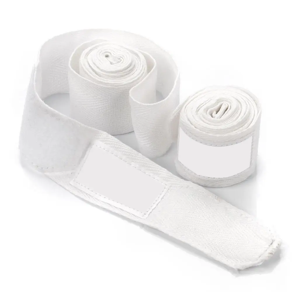 White Color Customized Made In Different Size Flexible Product Unique Style Adult Wear Boxing Hand Wraps BY PASHA INTERNATIONAL