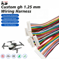 Conector Adaptador de Interfaz de Cableado Personalizado GH 1.25 Pitch con Conductor de Aluminio y Clasificación IP66 para Dron Aéreo y Computadora