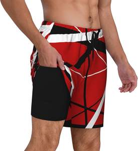 Boardshorts Pantalones cortos de playa Bañadores para hombres Ropa de calle vintage Pantalones cortos calientes Ropa de surf de playa Respetuoso con el medio ambiente - Product Image 4