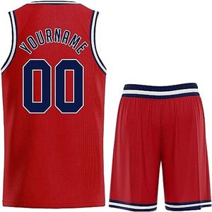 Uniforme de basket-ball d'équipe personnalisé Maille respirante Antibactérien Séchage rapide Polyester/Coton Maillot de basket-ball Taille plus - Product Image 5