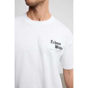 Camiseta GRIMELANGE LIGHT para Hombre, Cuello Redondo, Algodón Orgánico, Detalle de Bordado y Estampado, Corte Holgado - Product Image 5