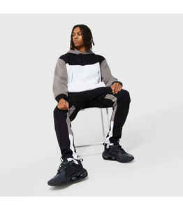 Chándal de entrenamiento y jogging para hombre, Conjunto personalizado de Sudadera con capucha de lavado ácido Unisex de 100% algodón - Product Image 1