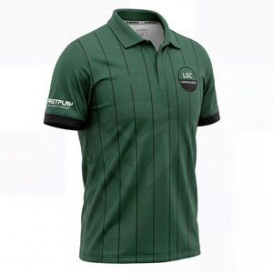 Polo deportivo de golf para hombre diseñado con material que absorbe la humedad para mayor comodidad durante el práctica deportiva y el uso diario activo. - Product Image 4