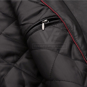 2025 Offre Spéciale véritable hommes veste en cuir Slim Fit hommes veste en cuir personnalisé hommes veste en cuir - Product Image 6