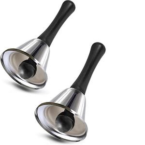 MS-Juego de 2 anillos de adorno de Metal para la escuela, campana roja de Navidad, para el personal del restaurante, Servicio de Atención al Cliente - Product Image 6