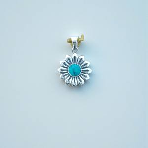 Pendentif en argent 925 fait à la main avec une pierre précieuse turquoise fine, pendentif avec prix de gros, bijoux - Product Image 2