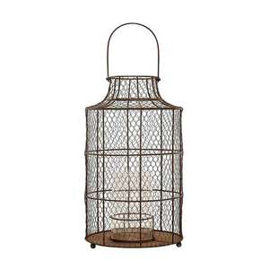 Wrought Iron <b>Pillar</b> <b>Candle</b> Lantern - Product Image 6