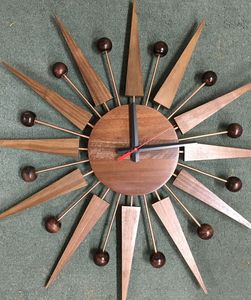 HORLOGE MURALE EN BOIS PERSONNALISÉE POUR UNE DÉCORATION MAISON ÉLÉGANTE Corps en bambou moderne avec rosh naturel pour les occasions de mariage - Product Image 6