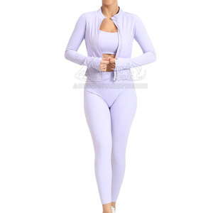 Conjunto de ropa deportiva para mujer con logotipo personalizado, conjunto de 100% de algodón para mujer, conjuntos de mujer a precio bajo a la venta en línea - Product Image 1