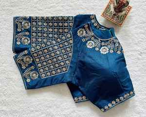 Ropa de novia de diseño a la moda para mujer, estilo de boda, Ropa Étnica india y paquistaní, blusa hecha a mano con trabajo bordado - Product Image 3