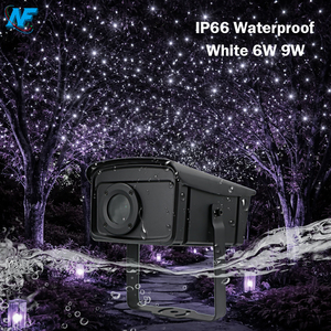 NewFeel 6W 9W IP66 <span class=keywords><strong>Proyector</strong></span> Láser <span class=keywords><strong>de</strong></span> Estrellas Blancas para Exteriores DMX512, Luces Navideñas, CRI Ra95, Compatibilidad con Hogar Inteligente - Product Image 1