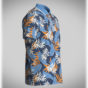 Polos de algodón sublimación transpirables informales para hombre, alta calidad, diseño personalizado, talla grande, precio bajo, técnica impresa - Product Image 2