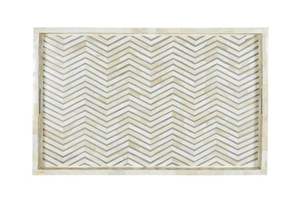 Hermosa bandeja para servir hecha a mano con incrustaciones de hueso/incrustaciones de resina, bandejas para servir con incrustaciones de hueso más vendidas de la India, fabricante SCI - Product Image 3