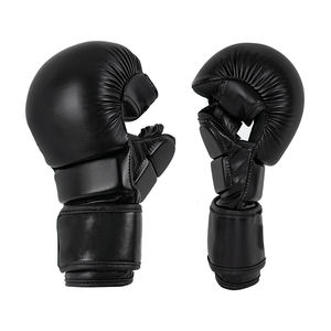 Guantes de Sparring de MMA de Diseño Superior, Alta Calidad, Diseño Premium, Color Negro, Diseña Tus Propios Guantes de MMA - Product Image 1