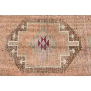 Tapis Kilim Vintage Turc Orange 280X1120 ft Flat Weave Wool Jute Room Rug Latex Backing Big Rectangle Patchwork for Hallway - Product Image 5