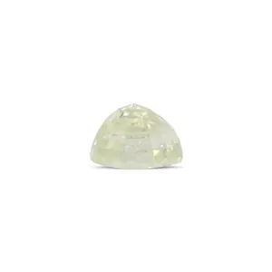 Saphir Jaune Naturel (Pukhraj) de 8,09 Carats avec Taille Ovale Facettée, Clarté VVS, Couleur Rouge Gemme - Product Image 2