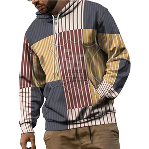 เสื้อฮู้ดดี้พิมพ์ลายแฟชั่นยอดนิยม เสื้อฮู้ดดี้พิมพ์ลายคุณภาพสูง เสื้อฮู้ดดี้พิมพ์ลายผ้าฝ้าย 100% สำหรับผู้ชาย บริการ OEM - Product Image 1