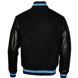 Veste universitaire Letterman, vente chaude, décontractée, grande taille, veste personnalisée, couleur noire, vente en gros, veste à revers, vêtements pour hommes - Product Image 4