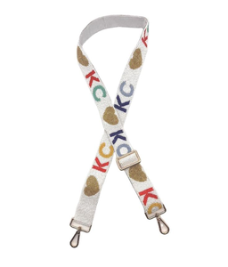 Premium Stylish Kansas City Beaded Embroidery <b>Crossbody</b> <b>Strap</b> Belt for Girls Handmade Seed Bead Work Other Lanyards <b>strap</b> belt - Product Image 1