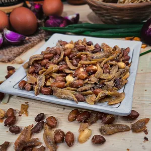 MEET MEE - Anchoas Fritas Halal - Bocadillo Salado de Kacang Ikan Bilis Seco - Product Image 3