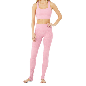 Design personnalisé et couleur femmes Legging taille haute Legging course Yoga entraînement personnalisé Gym Fitness vente en gros pantalon mince vêtements de Fitness - Product Image 1