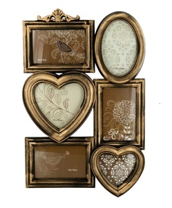 Cadre photo contemporain en métal en laiton avec bords nets et finition mate, idéal pour les cadeaux ou les coins de mémoire à la maison - Product Image 1