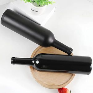 Botellas de Vidrio Vacías Personalizadas de 750 ml, Color Negro Mate, Cuello Largo, con Tapa Corona, para Vino, Vodka, Licor, Tequila y Brandy - Product Image 4