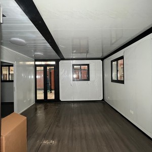 Casa de contenedores modulares de techo plano prefabricada de China de calidad confiable para cabina de alquiler turístico estilo de <span class=keywords><strong>Villa</strong></span> de lujo - Product Image 6
