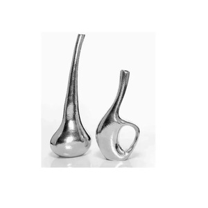 Modern Luxury Aluminum Gold Flower <b>Vases</b> Antique Finishing Flower <b>Vases</b> With Handmade Decoration at Affordable Price in INDIA P - Product Image 5