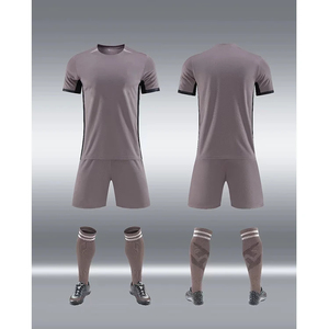 Traje de fútbol transpirable sublimado al por mayor de fábrica, Conjunto de camiseta de fútbol, uniforme de fútbol - Product Image 3