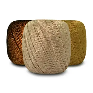 100% Viscose Yarn Light Brilliance Ne 1.42 (415 Tex) - 100g (240m) - Sport Weight Yarn for Knitting and Crocheting