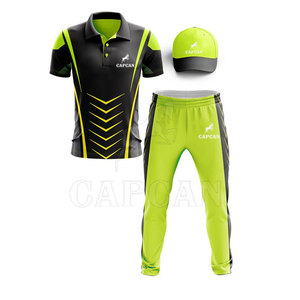 Camiseta de Cricket Personalizada de Manga Corta, Pantalones, Uniformes Sublimados para Hombre, Conjunto con Diseño Único, Estilo 100% Poliéster, Logotipo Personalizado - Product Image 1