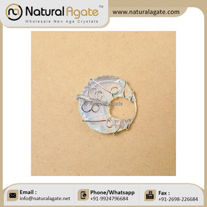 Pendentifs à facettes en fil métallique - Product Image 5