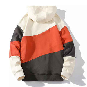 Sweats à capuche pour hommes, sweat-shirt décontracté en coton mélangé doux avec capuche réglable pour la mode quotidienne et par temps froid - Product Image 4