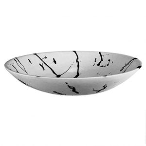 Bol et plat de service décoratifs en résine polie, fabriqués à la main, écologiques, fabriqués en Inde, pour les fêtes - Product Image 3