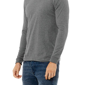 Airlume – T-Shirt à manches longues 52% coton peigné et à anneau, 48% Poly 32 simple 4.2 oz Deep Unisex - Product Image 5