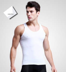 Camisetas sin Mangas para Hombre al por Mayor, de Alta Calidad, con Logotipo Personalizado, Cómodas, de Color Sólido, 100% Algodón, Transpirables - Product Image 4
