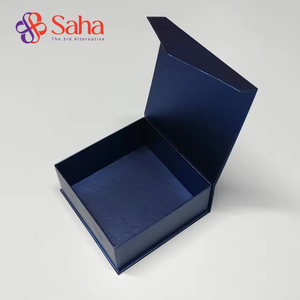 Customized Logo Flap Open Rigid Folding Magnetic Box Handmade Personal Care Fashion Jewelry Kraft <b>Paper</b> Board Recyclable Offset - Product Image 4