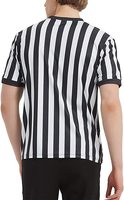 Maillot d'arbitre officiel unisexe Crown Sporting Goods, style professionnel, uniforme d'arbitre à manches courtes, idéal pour le basketball