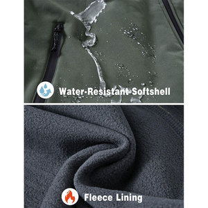 Nueva llegada al por mayor chaquetas Softshell mejor calidad hombres a prueba de viento hombres ropa chaqueta Softshell - Product Image 3