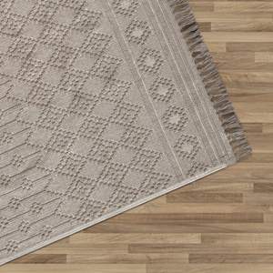 NETLINE HOME Tapis d'intérieur beige os 60x90 cm lavable en machine, adapté aux enfants et aux animaux domestiques, cuisine, chambre à coucher, salle à manger, salon - Product Image 1
